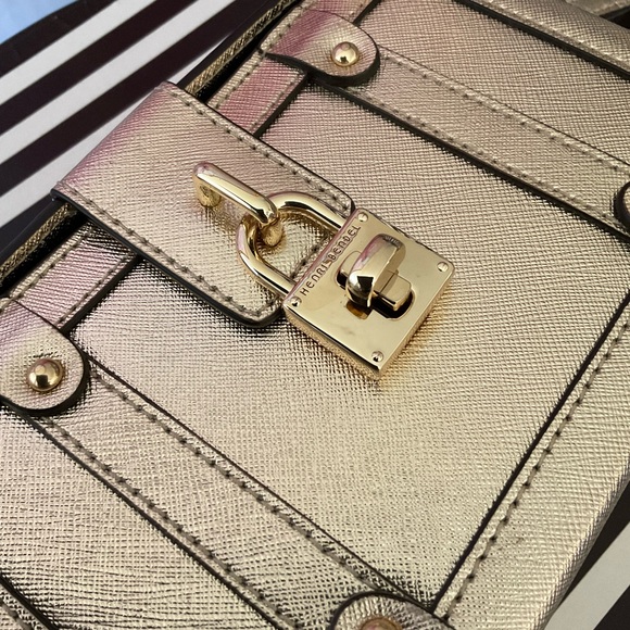 Like New Henri Bendel West 57th Mini Trunk Clutch - Picture 10 of 16